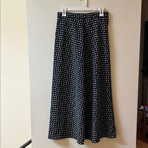 Vintage Pattern Midi Skirt